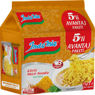 INDOMIE 5'Lİ PAKET KÖRİLİ NOODLE 8 li