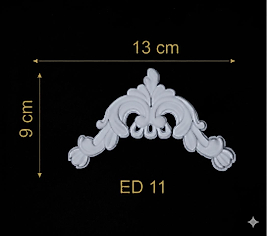 ED-11 Dekoratif Esnek Aplik (4'lü)
