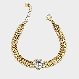 Heart Steel Bracelet | Bileklik