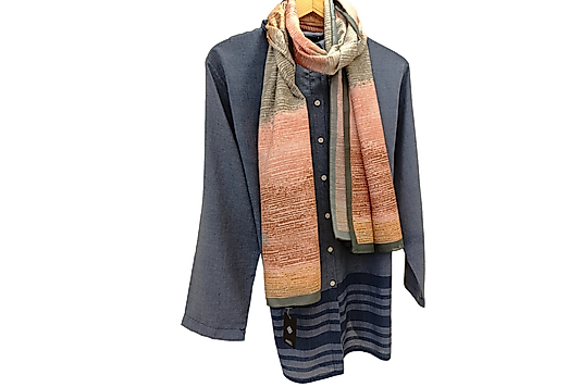 DESENLİ POLYESTER ŞAL Ebat 75 x185