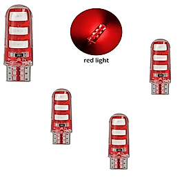 1 TAKIM PROFESSIONAL T10 LED RED T10 LED DİPSİZ AMPUL JUMBO II. VERSIYON SERİ KIRMIZI