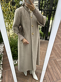 Yeni Angora Kürk Kaban Vizon