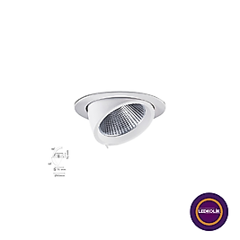12W Sıva Altı Led Salyangoz Spot