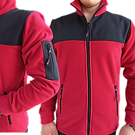 POLAR MONT SOFTSHELL Detaylı 3 Cepli Kırmızı Renk