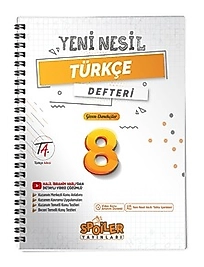 Spoiler Yayınları 8. Sınıf Türkçe Pdf 2025 2026 Yeni Baskı Sezon Pdf Defteri