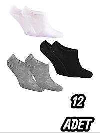 Erkek Sneaker Çorap 12 Adet