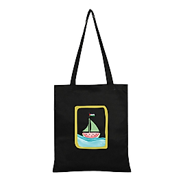 "Sumud, Özgür Filistin" Baskılı Omuz Çantası Gabardin Kumaş