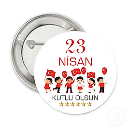 23 NİSAN ROZETİ