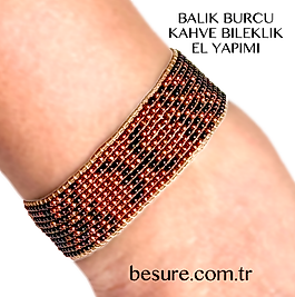 BALIK BURCU BİLEKLİK-KAHVE