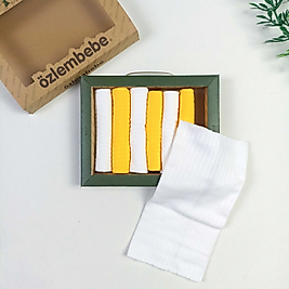 Organic Bebek Mendili / 7'li Set / 24 x 24 cm