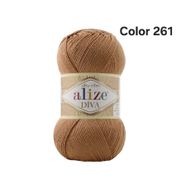 ALİZE DİVA COLOR 261-KIZIL KAHVE
