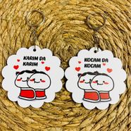 KOCAMDA KOCAM KARIMDA KARIM AHŞAP ANAHTARLIK SET
