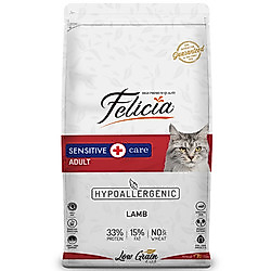 Felicia Düşük Tahıllı Kuzu Etli Kedi Maması 12 Kg