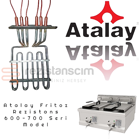 Endüstriyel Atalay Fritöz Rezistans 7,5 KW 60 Lık Seri Model