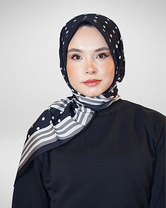 Spring Eşarp Yeni Desen Puantiye Desen