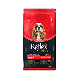 Reflex Plus Kuzu Etli Mini ve Küçük Irk Yetişkin Köpek Maması (3 kg)