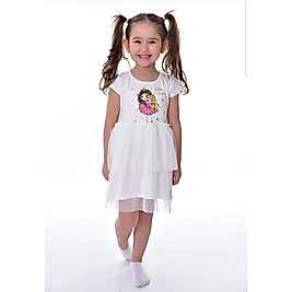 PRENSES TÜLLÜ ÇOCUK ELBİSE