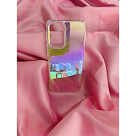 Samsung Galaxy A52 Renkli Sert Şeffaf Telefon Kılıfı