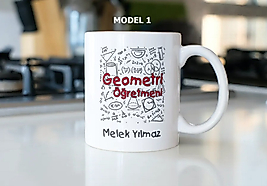 Geometri Öğretmeni Temalı Kupa Bardak