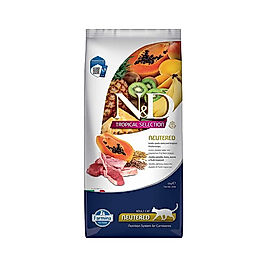 N&D Tropical Kuzu Etli Kısırlaştırılmış Kedi Maması 10 kg