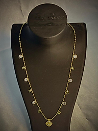 charmlı kuzey yıldızlı kolye