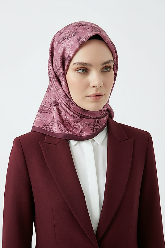 Spring Eşarp Tarihi Çiçek Desen