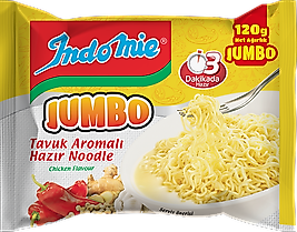 INDOMIE JUMBO TAVUK AROMALI HAZIR NOODLE 40 lı