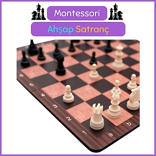 Montessori Ahşap Satranç