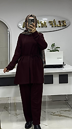 BAĞLAMA DETAYLI SWEET BORDO