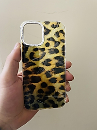 İPhone 12 - 12 Pro Uyumlu Leopar Telefon Kılıfı Model-5
