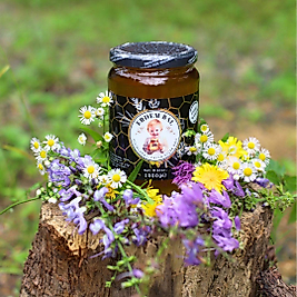 Doğal Polifloralı 1000 gr Süzme Yayla Çiçek Balı
