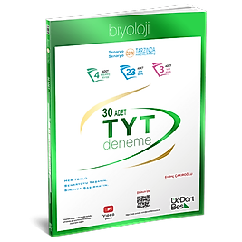 345 - TYT Biyoloji 30 Deneme - 2025 Üç Dört Beş Yayıncılık 345