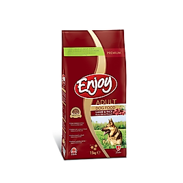 Enjoy Kuru Köpek Maması, L&R Kuzu Etli ve Pirinçli, Yetişkin 20/9, 15 Kg
