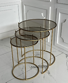 Neva Zigon Sehpa - Gold