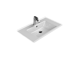 TURKUAZ Etajerli Lavabo, Arte, 75x45 cm