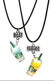 Best Friend Ikili Arkadaşlık Kolyesi