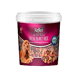 Reflex Karışık Renkli Mini Kalpli Yumuşak Köpek Ödül Maması (500 g)