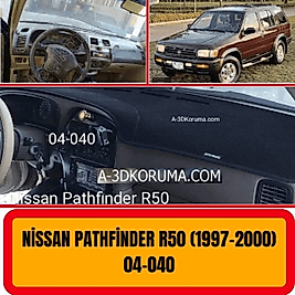 Nissan Pathfinder R50 1997 - 2000 Konsol Torpido A3D Koruma Koruyucu Kılıf