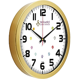 V30-570-A Metalize Duvar Saati