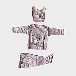 Kuzu %100 Pamuk Yenidoğan Set