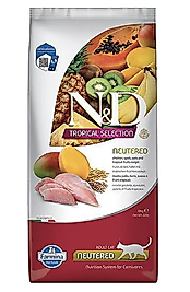 N&D Tropical Selection Tavuk Etli 10 kg Kısırlaştırılmış Yetişkin Kedi Maması