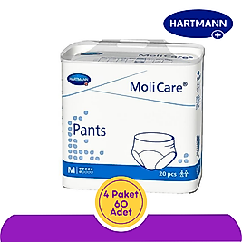 Hartmann MoliCare Pants Emici Külot 6 Damla Mavi Paket (Medium) 20'li (4 Paket)