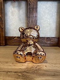 Rose renk ayıcıklı kumbara