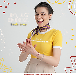 Five, Six Slim Fit Crop T-Shirt