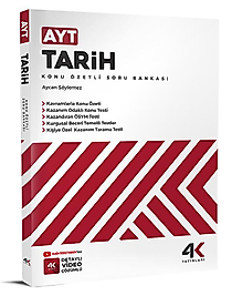 12. Sınıf Mezun AYT Tarih Konu Özetli Soru Bankası 2025 2026 Yeni Baskı Sezon