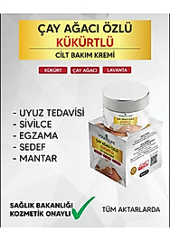 Fırsat Kapısı Vera Cure Veracure  Çay Ağacı Özlü Kükürtlü Cilt Bakım Kremi 150 ML