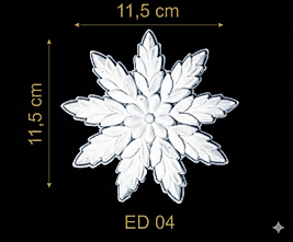 ED-04 Dekoratif Esnek Aplik (2'li)