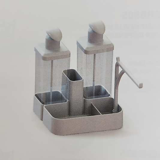 İkili Sıvı Sabunluk 350 ml x2