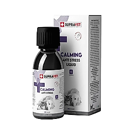 Supravet Anti Stress Kedi ve Köpekler İçin Sakinleştirici Sıvı Damla (100 ml)