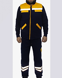 YELEK PANTOLON SWEAT TAKIM GABARDIN KUMAŞ SİYAH SARI